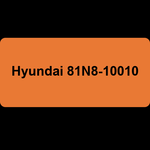 Hyundai 81N8-10010